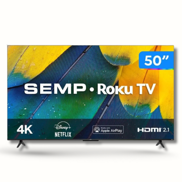 Smart TV Roku 50" 4K UHD LED Semp RK8600 Wi-Fi