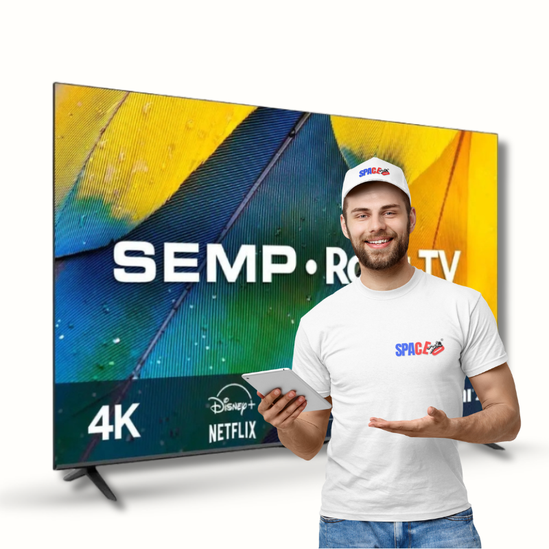 Smart TV Roku 50" 4K UHD LED Semp RK8600 Wi-Fi