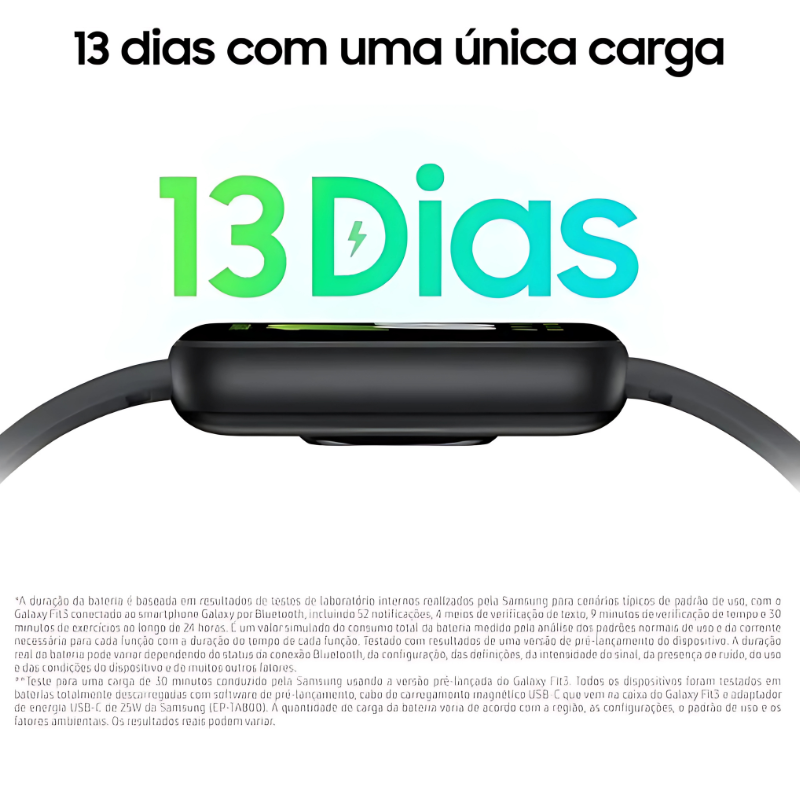 Smartband Samsung Galaxy Fit3 Grafite