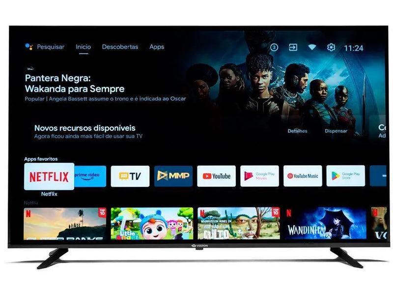 Smart TV 50 "4K DLED Rig Vizzion BR50GUA IPS