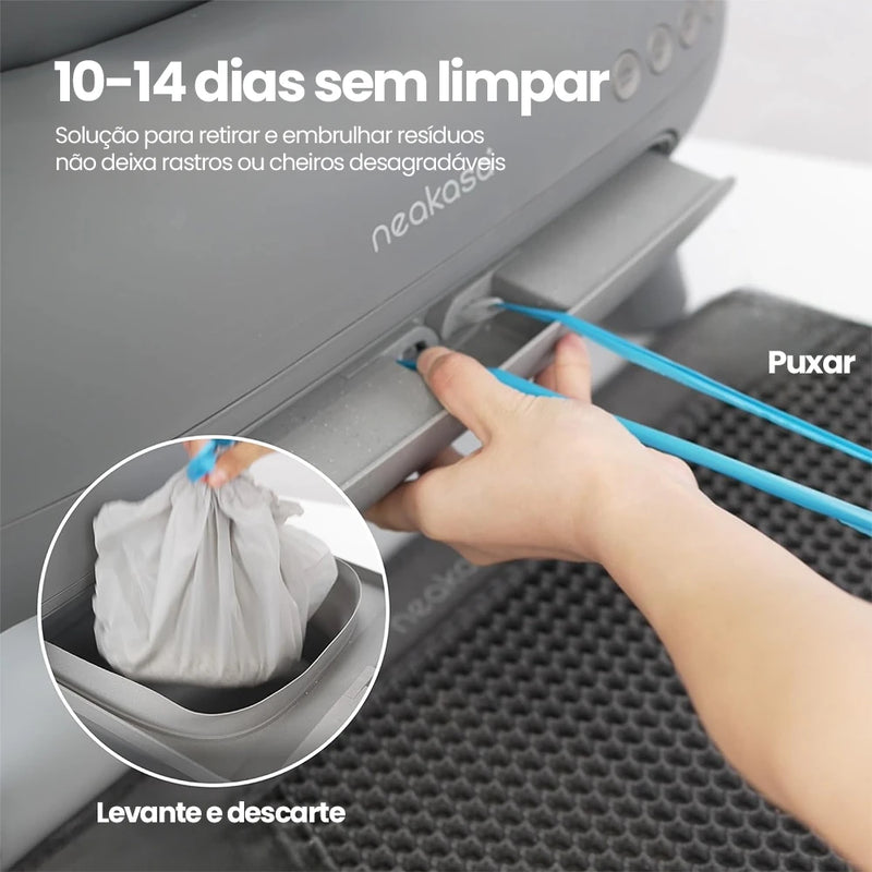 Neakasa M1 Caixa de Areia Automática Inteligente para Gatos, Grande Eliminador de Odores, Auto Limpeza Elétrica Inteligente